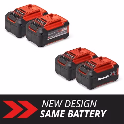 Einhell PXC 18V 5.2Ah Lithium-Ion Battery Twin Pack, Red – 2