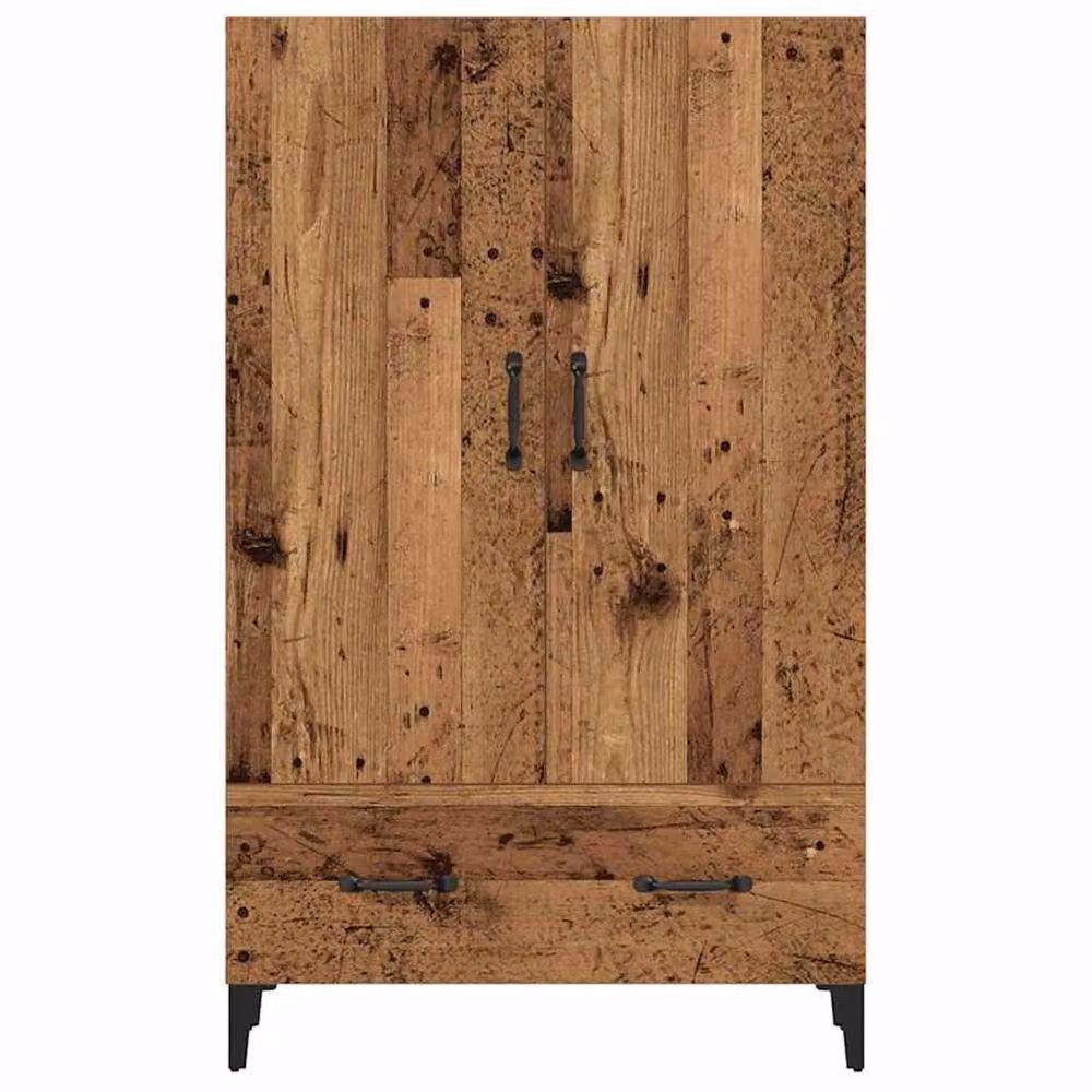 Berkfield Home Old Wood Highboard in Brown, W/D/H: 70 x 31 x 115 cm – 2