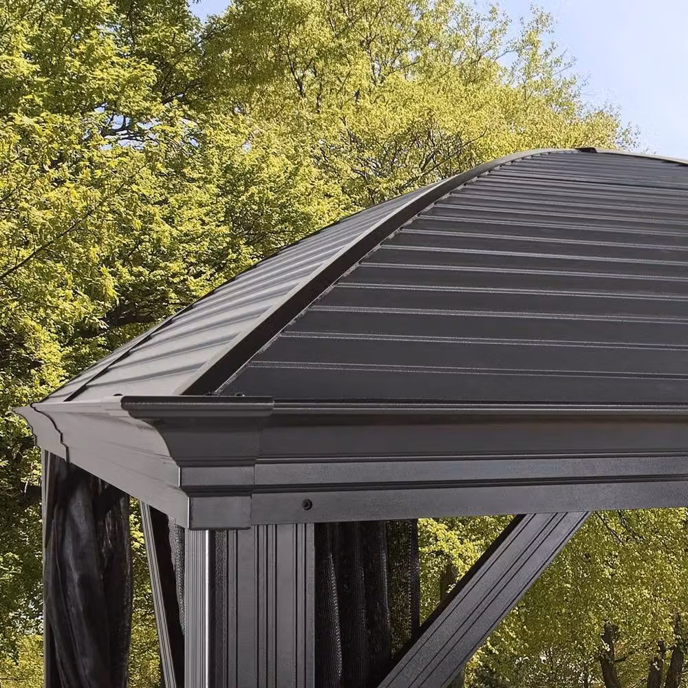 Sojag Moreno Gazebo in Grey, W: 298 cm, D: 362.99 cm, H: 283.01 cm – 4