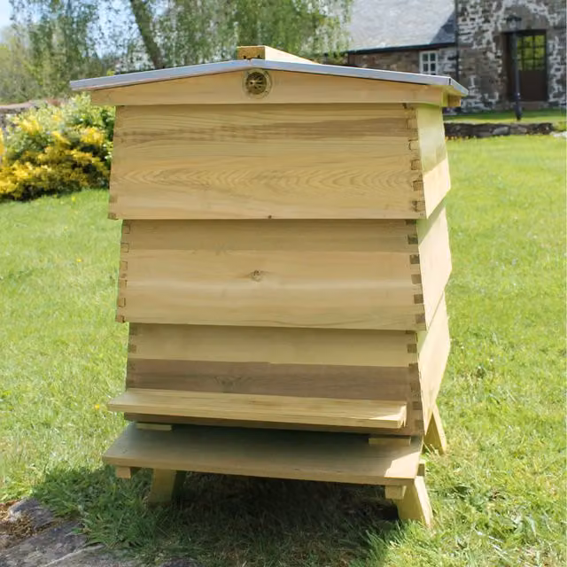 Actiasbee WBC Beehive Pine Bee Hive in Brown Wood