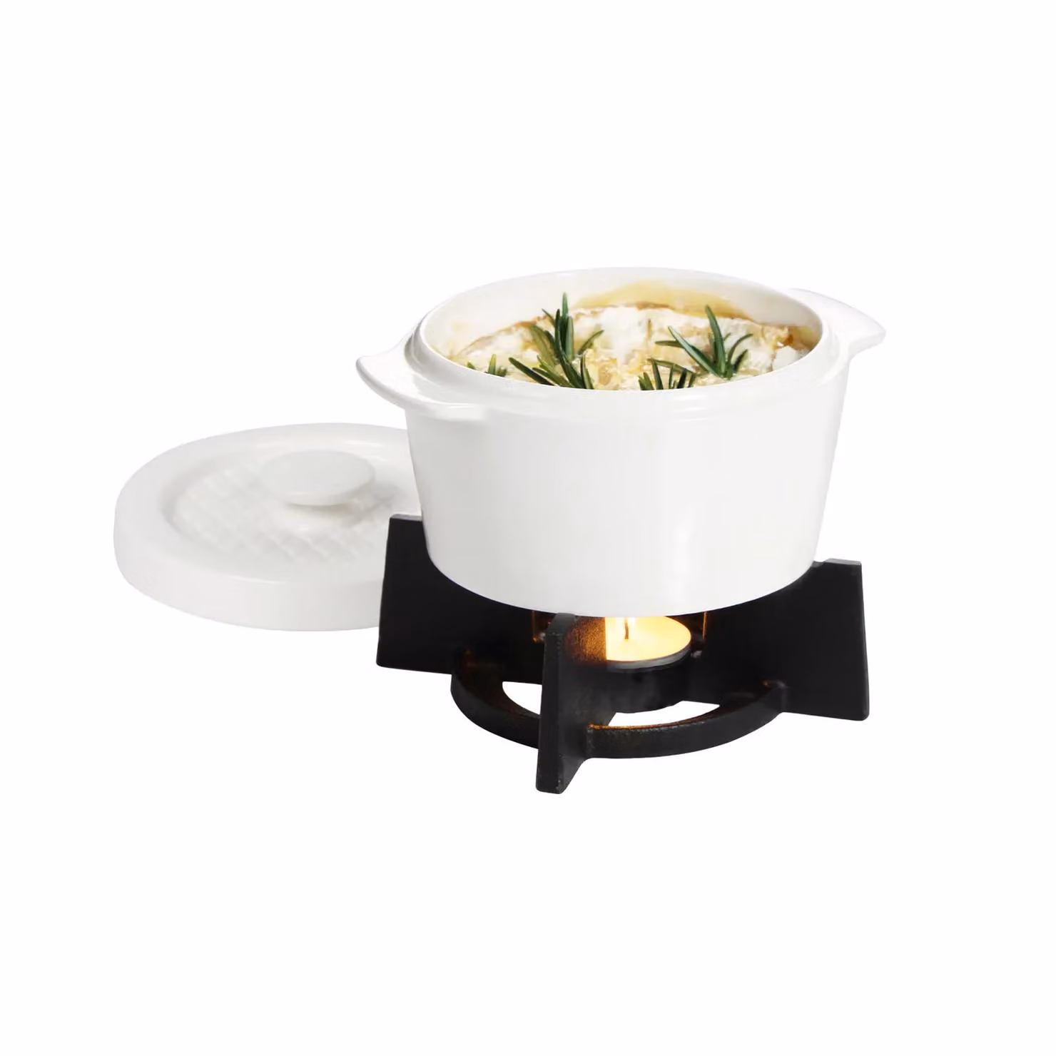 BOSKA White Porcelain Round Cocotte Baking Dish, 500ml – 2