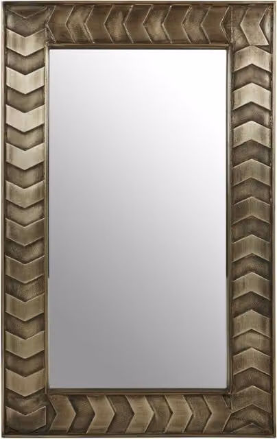 Fifty Five South Orsina Sirsa Oval Wall Mirror in Gold or Silver – 1