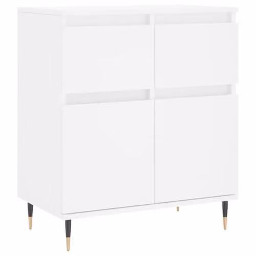 vidaXL White Engineered Wood Sideboard W/D/H: 60 x 35 x 70 cm
