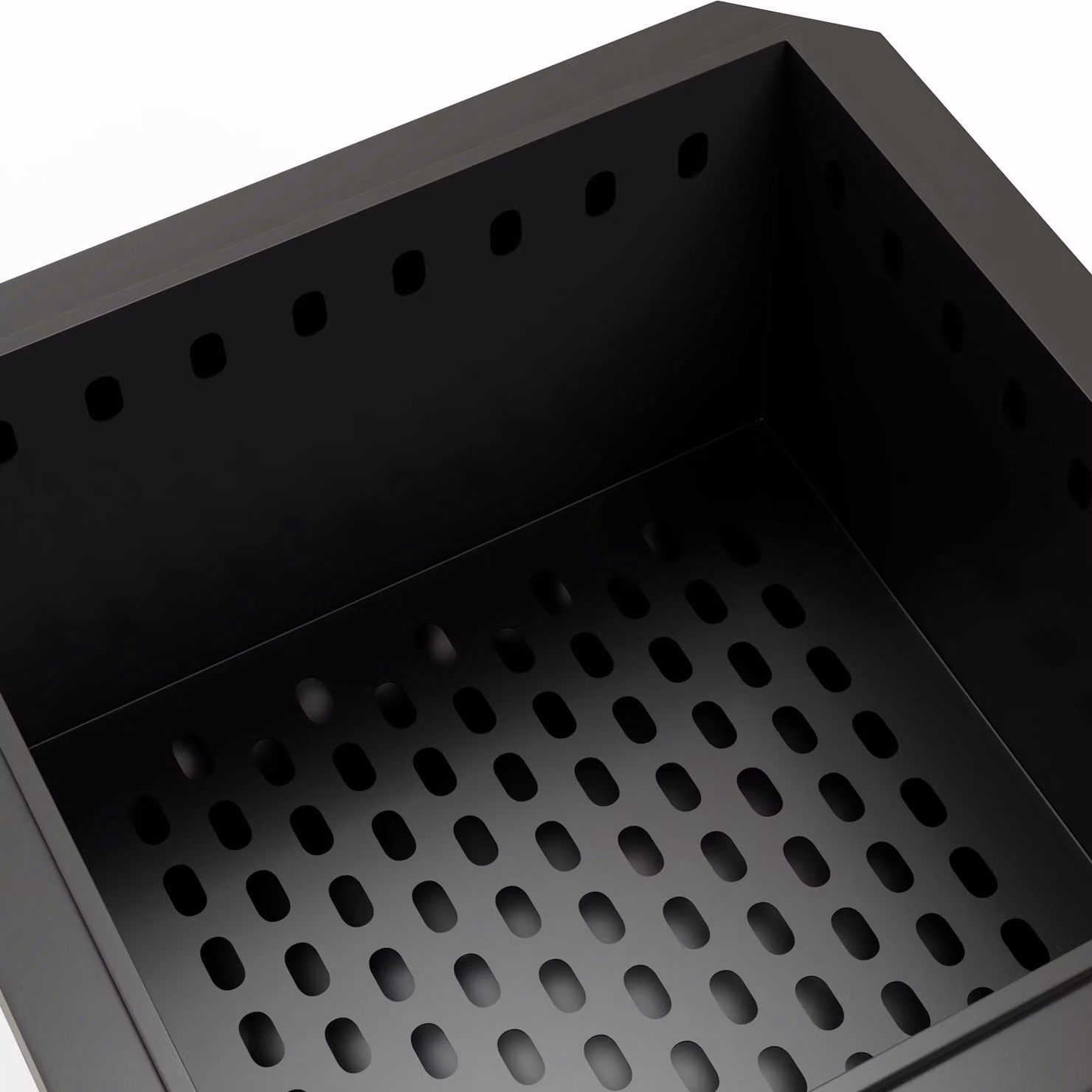 Outsunny Smokeless Wood Burning Fire Pit, Portable Square Metal Bonfire Stove with Poker, Black, W: 48 cm, D: 48 cm, H: 41 cm – 7