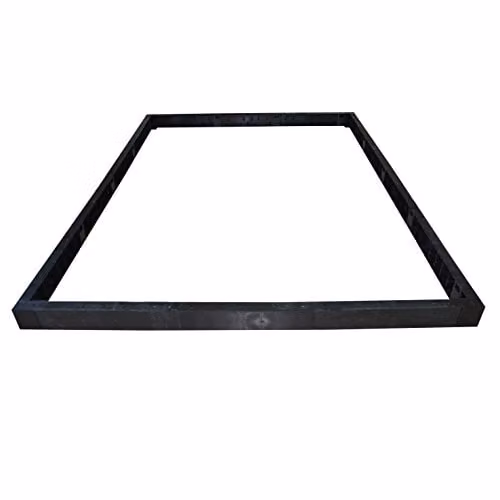 Palram Canopia Greenhouse Base Kit, Black, W: 630 cm, D: 258 cm, H: 12.5 cm