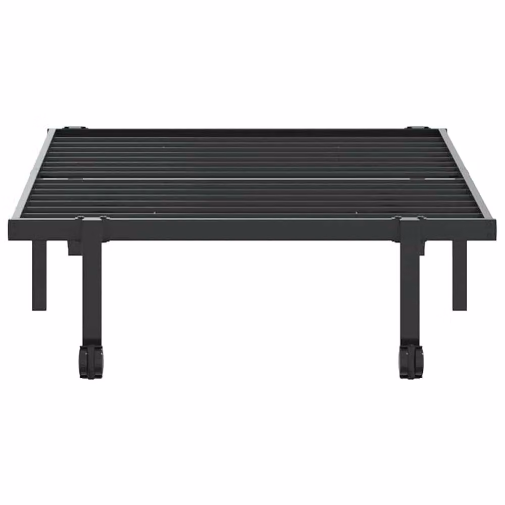 Berkfield Home Foldable Steel Bed Frame in Black, W/D/H: 90 x 200 cm – 3