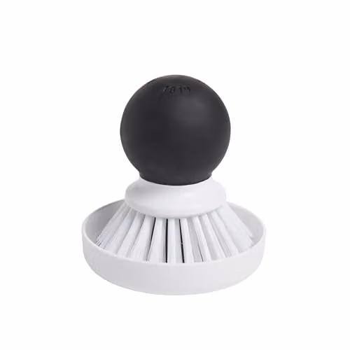 KitchenAid Palm Brush with Dish in White