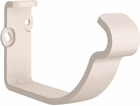 Lindab Galvanised Steel Gutter Fascia Bracket, White, 150 mm
