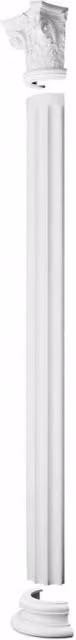 Orac Decors Half Column Corinthian in White
