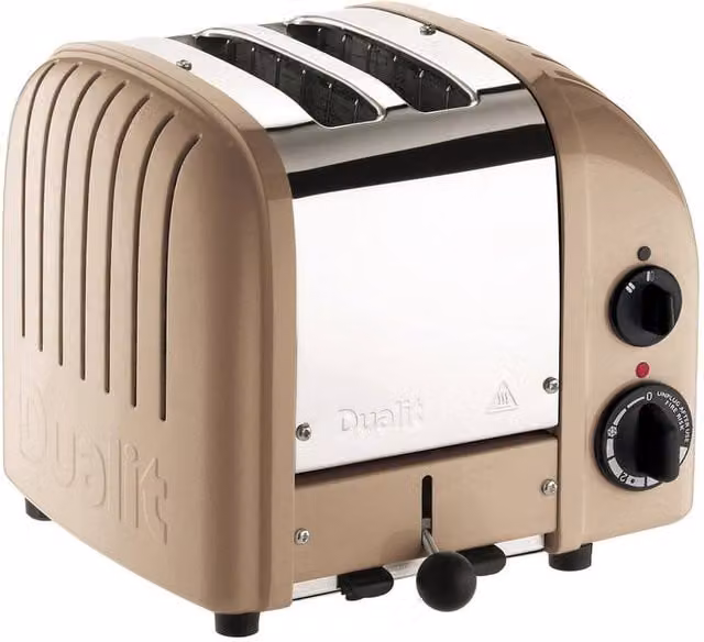 Dualit Classic 2 Slot Metal Toaster in Sand – 1