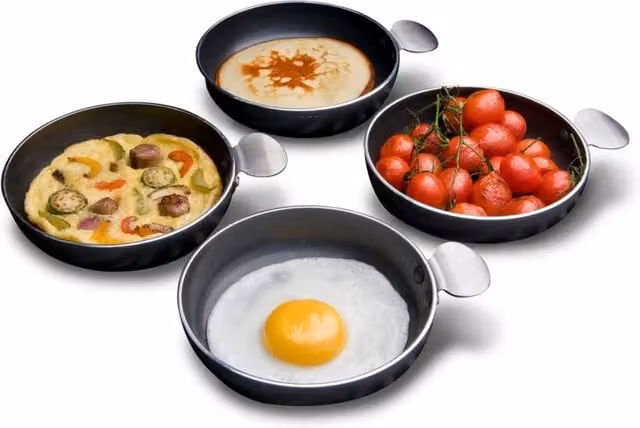 CADAC Black Ceramic Coated Tapas Set with 12cm Dishes