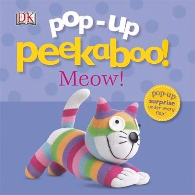 DK Pop-Up Peekaboo Kitten Board Book, Multicolour