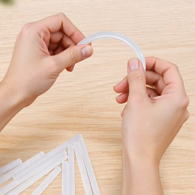 LIfeideas Transparent White Hot Glue Sticks for Hot Melt Glue Guns