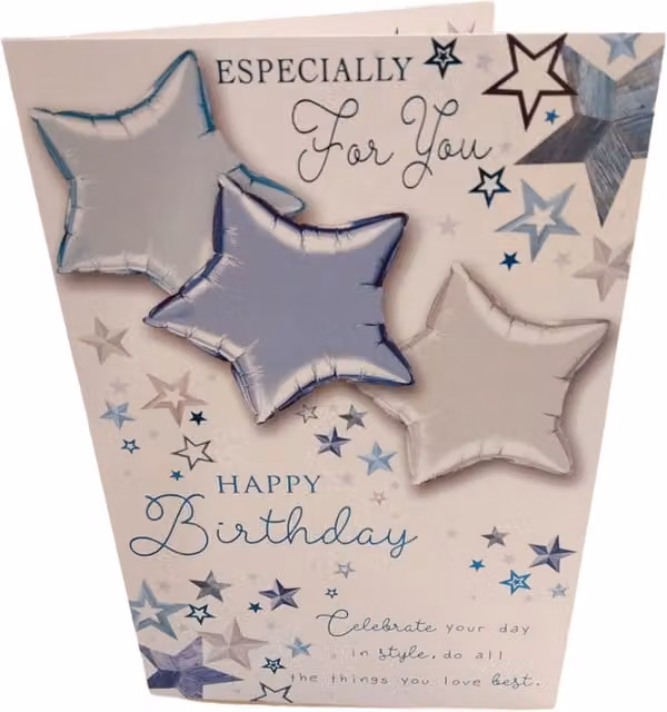 Balloon Boutique Especially for You Happy Birthday Greeting Card, Multicolour