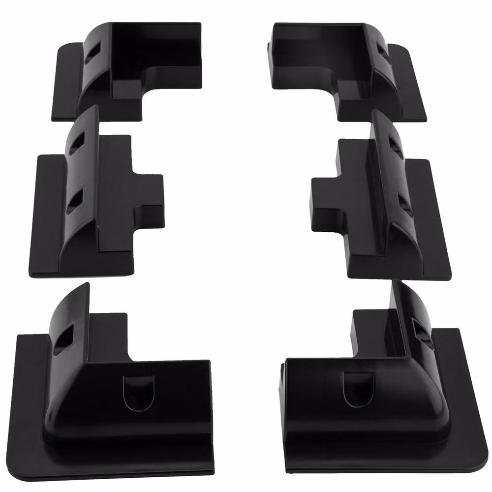 VOGREX Solar Panel Roof Mount Bracket Kit for RV and Campervan in Black – 2