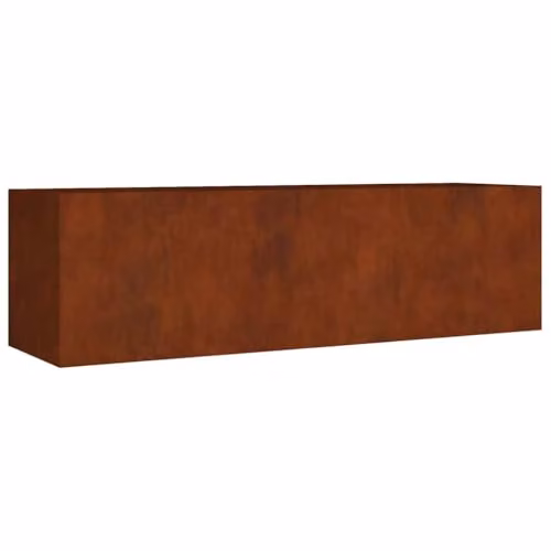 vidaXL Corten Steel Raised Garden Bed, Brown, W/D/H: 280 x 80 x 80 cm – 1