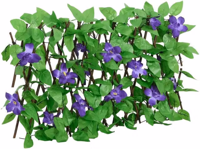 Berkfield Home Expandable Artificial Ivy Trellis, Green, W: 180 cm, H: 20 cm