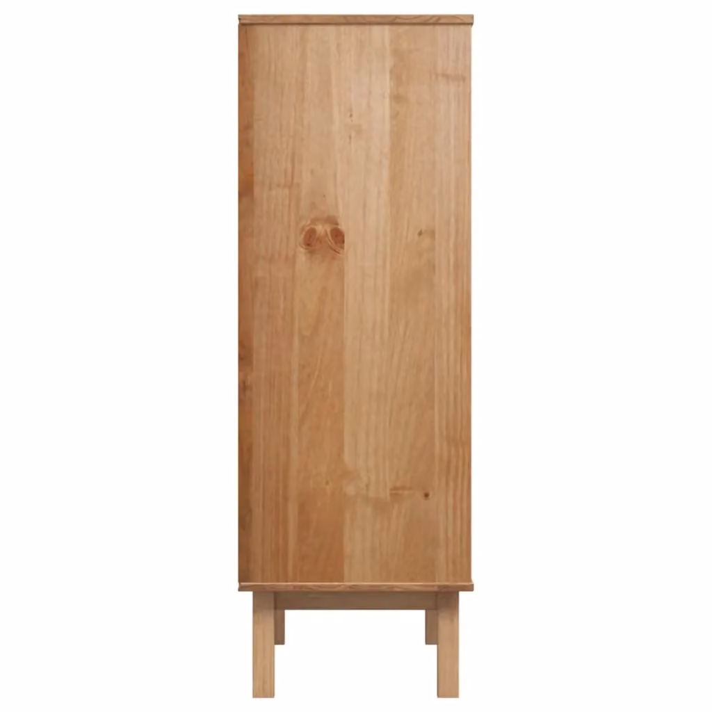 Berkfield Home OTTA Highboard in Brown Solid Pine Wood, W/D/H: 85 x 43 x 125 cm – 3