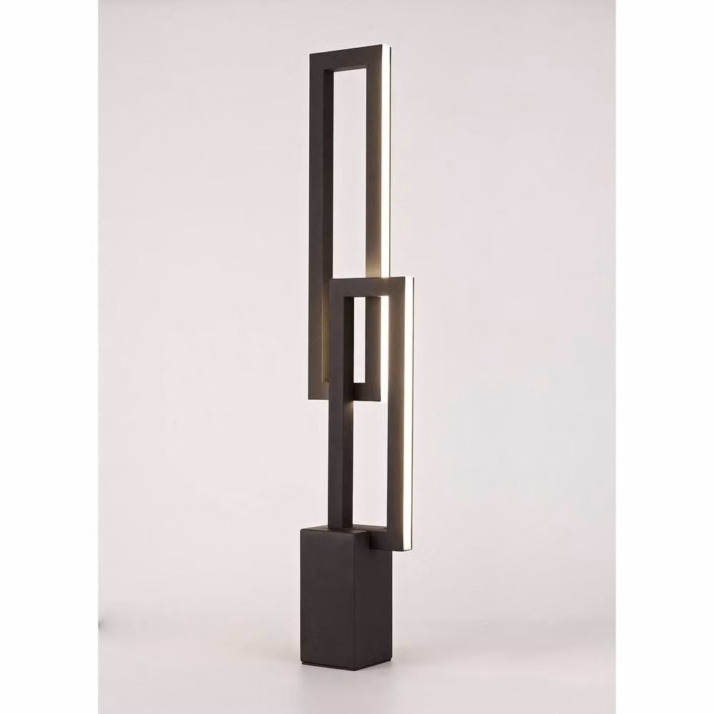 Netlighting Mural Table Lamp in Matt Black with 18W LED Warm White 3000K 1380lm IP20 – 2