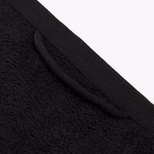 OHS Luxury Black Cotton Terry Bath Sheet, W: 90 cm, L: 150 cm – 3