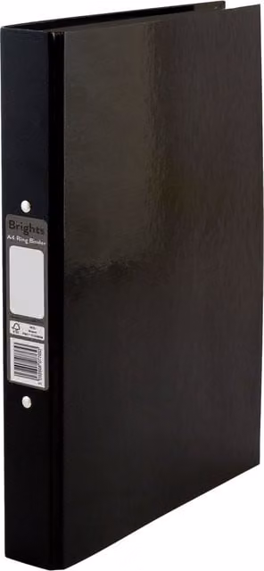 Pukka Brights A4 Ringbinder in Black