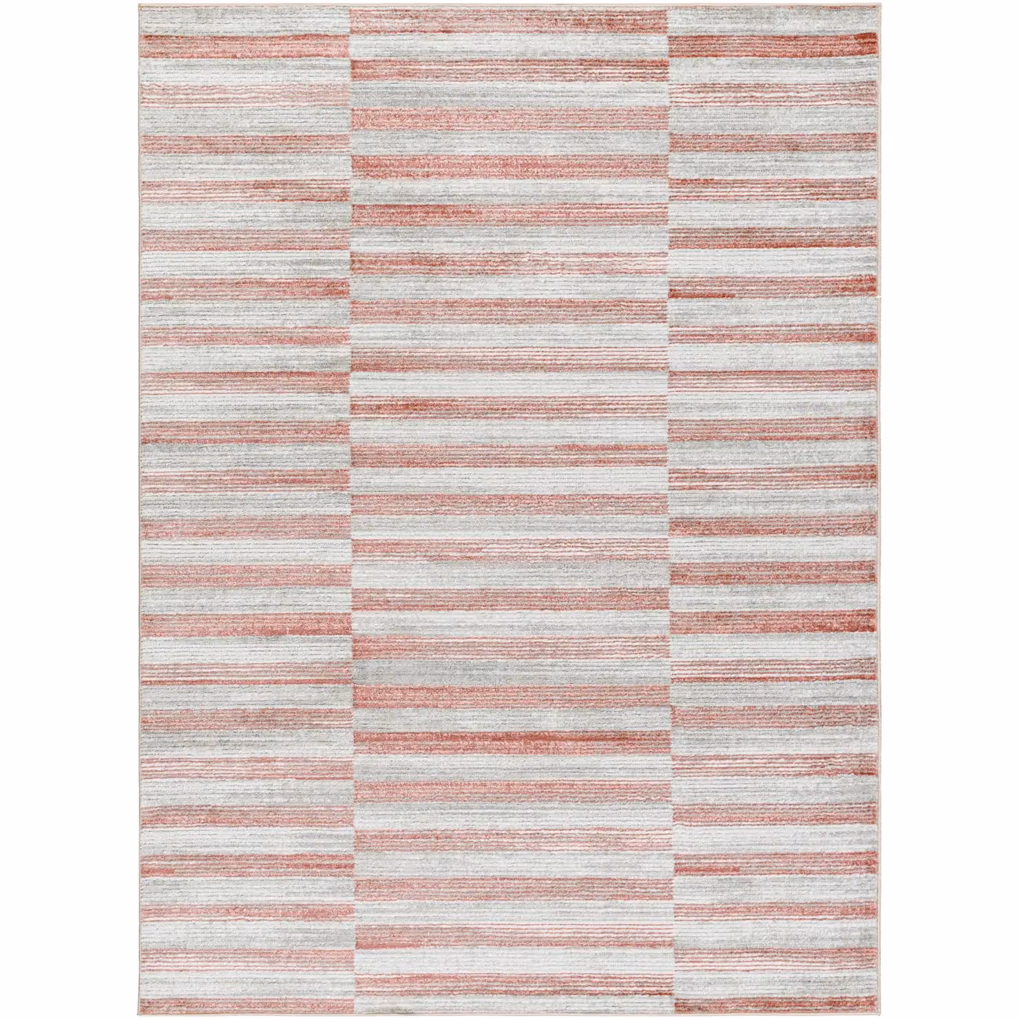 Livabliss San Francisco Modern Geometric Living Rug in Coral, W: 200 cm, D: 275 cm – 2