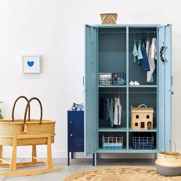 Mustard Made The Twinny Storage Locker in Ocean Blue – 2