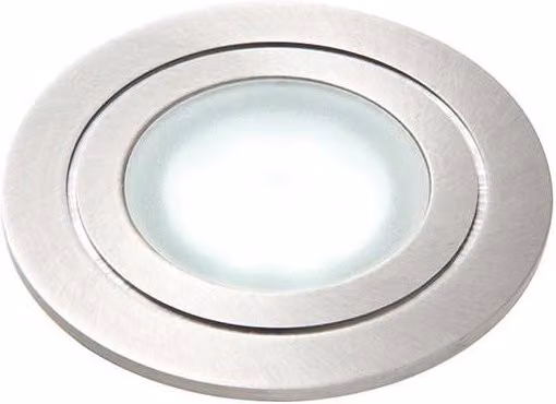Netlighting Hayz Round Recessed LED Outdoor Garden Uplighter in Grey Marine Grade Stainless Steel IP67 – 2