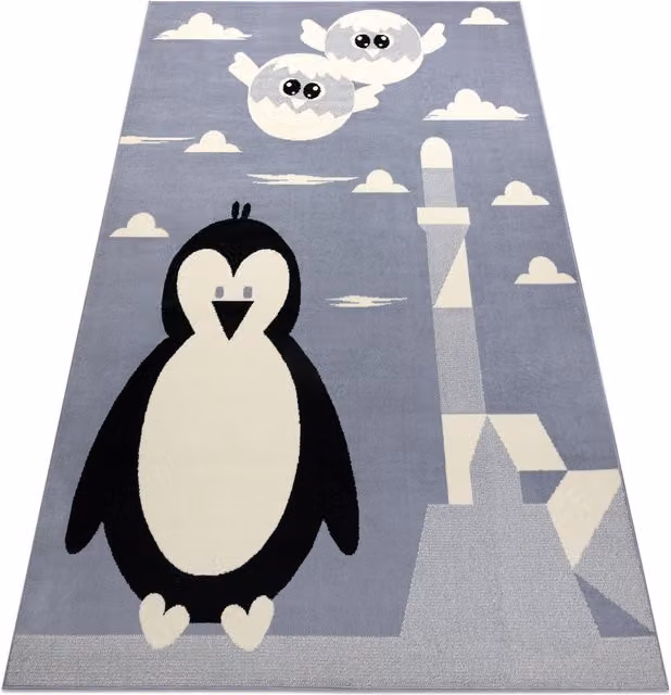 RugsX Flash Modern Rectangular Rug in Grey, W: 160 cm, L: 220 cm