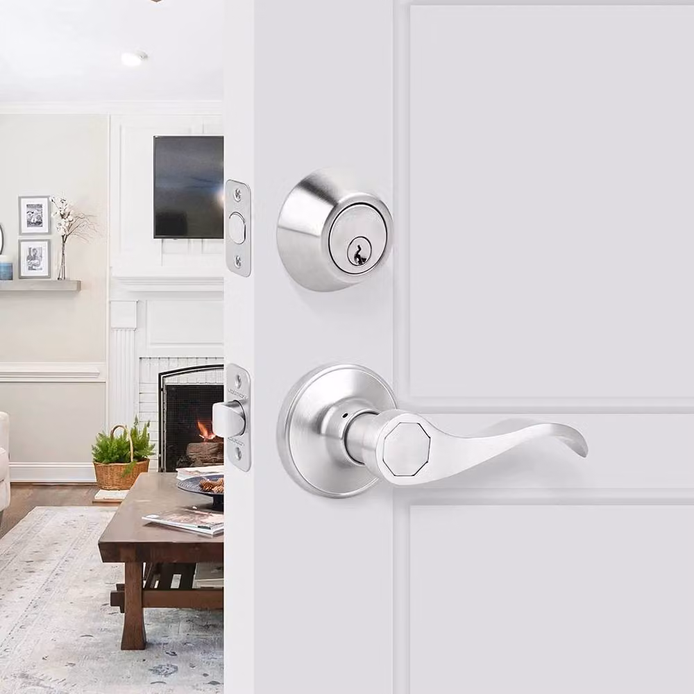 Kelvenix Single Cylinder Deadbolt Door Lock in Silver – 2