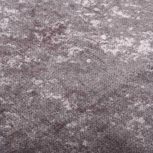 Berkfield Home Washable Grey Round Anti Slip Polyester Rug W: 160 cm, D: 230 cm – 1