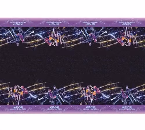 Procos K-Pop Demon Hunters Reusable PVC Tablecloth, Multicolour, W/D/H: 120 x 180 cm – 2