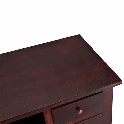 IH Design Mardig Dark Wood TV Cabinet with Drawers in Brown Mango Wood – 2
