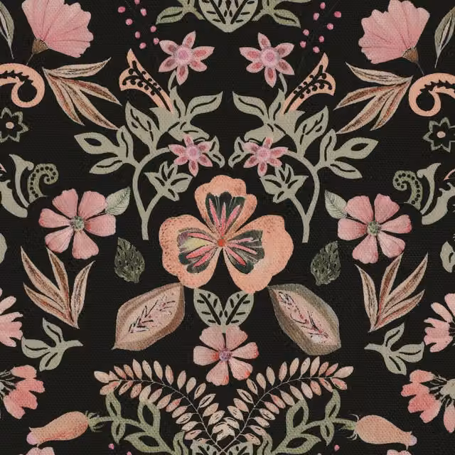 ANTE DECOR Skoll Fabric in Black