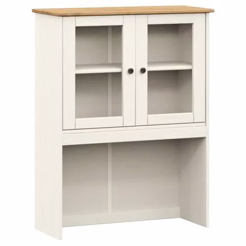 vidaXL VIGO White Rustic Solid Wood Pine Dresser Top W/D/H: 78 x 30 x 100 cm – 1