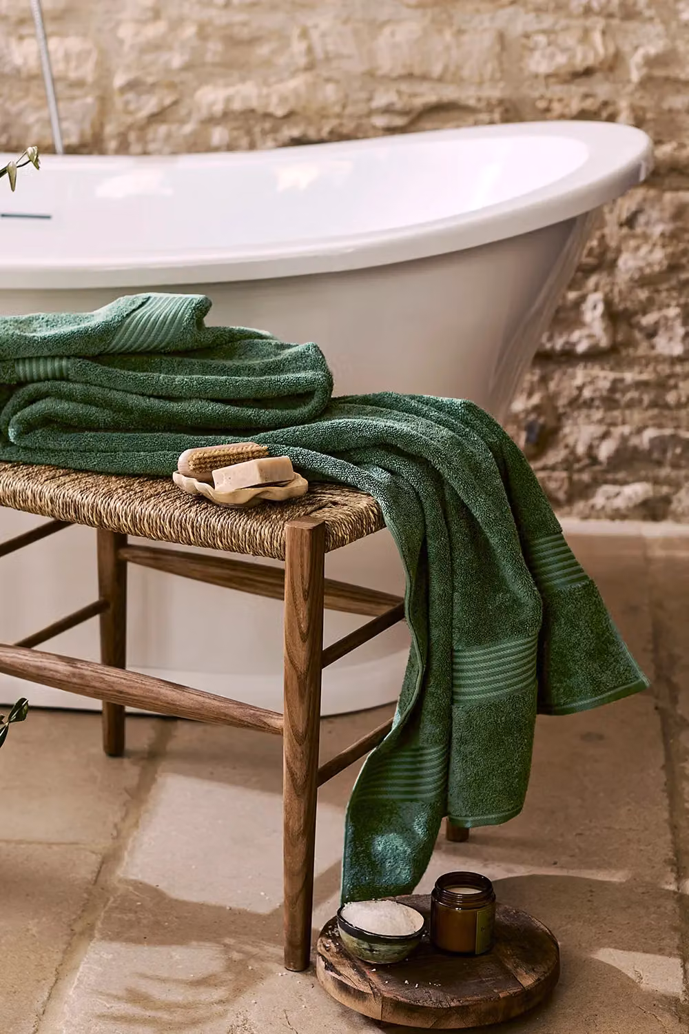 CHRISTY Supreme Hygro 8 Piece Luxury 100% Supima Cotton Towel Set in Dark Green – 3