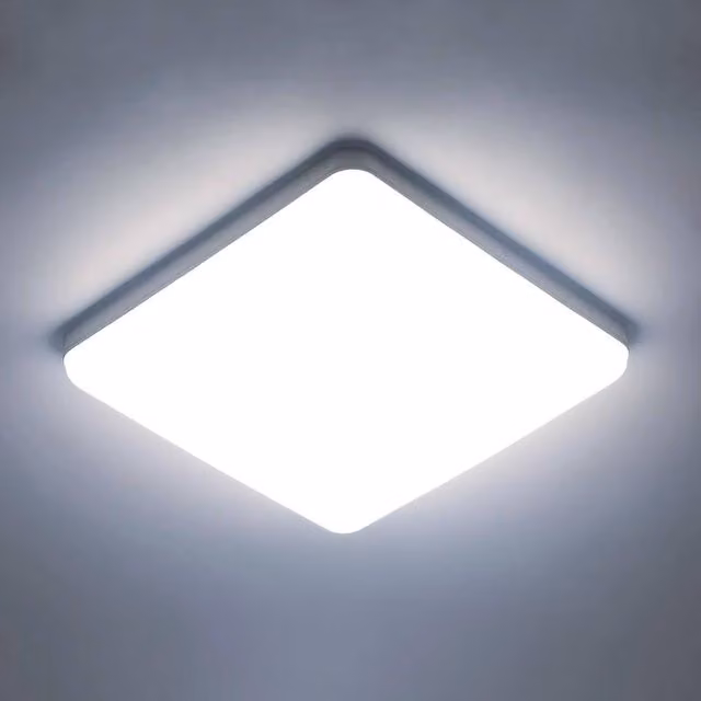 Pheashine White Square Flat LED Ceiling Light, 36W, 6500K, 4050LM, W/D/H: 30 x 30 x 3.5 cm – 1