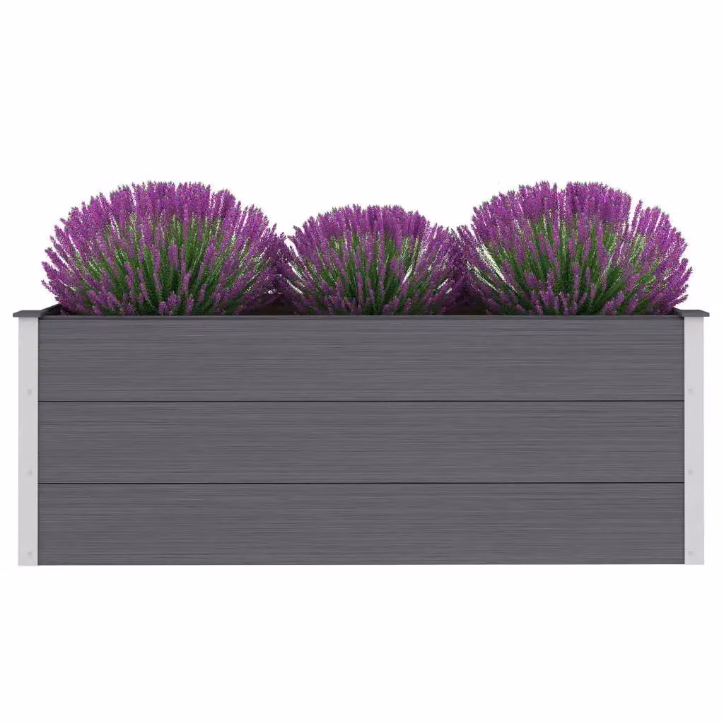 Berkfield Home Garden Grey WPC Raised Bed W/D/H: 150 x 50 x 54 cm – 2