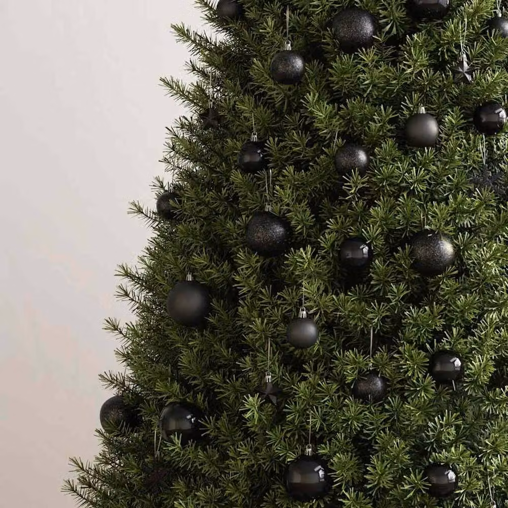 Berkfield Home 111 Piece Black Christmas Bauble Set – 2