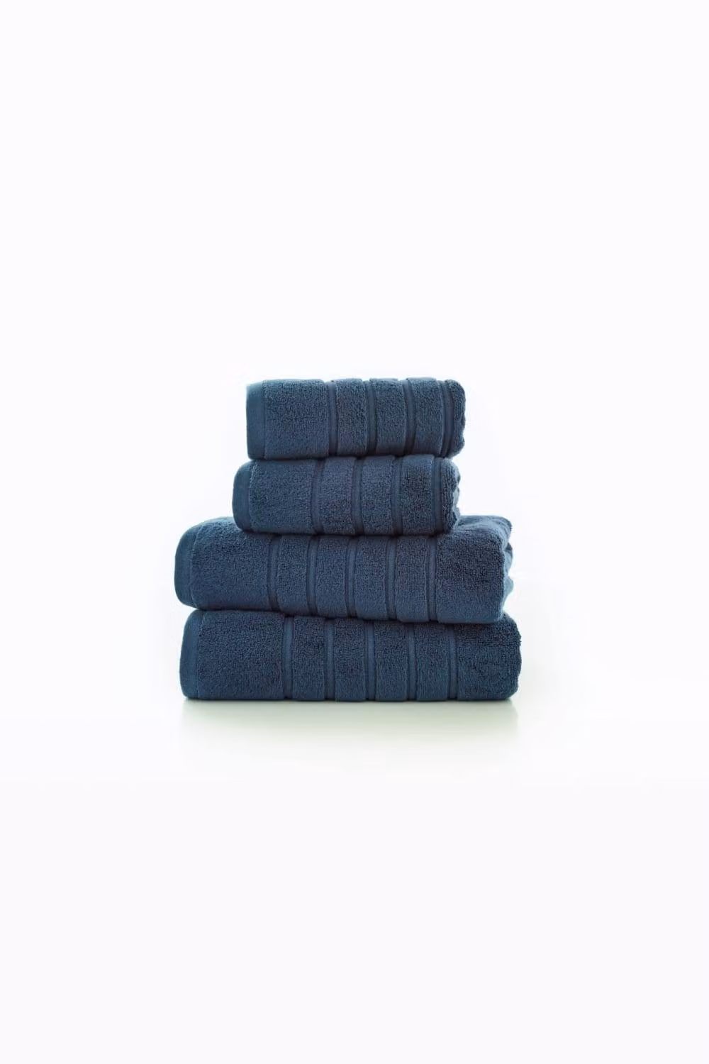 The Lyndon Company Rainham Blue Striped Cotton Towel – 2