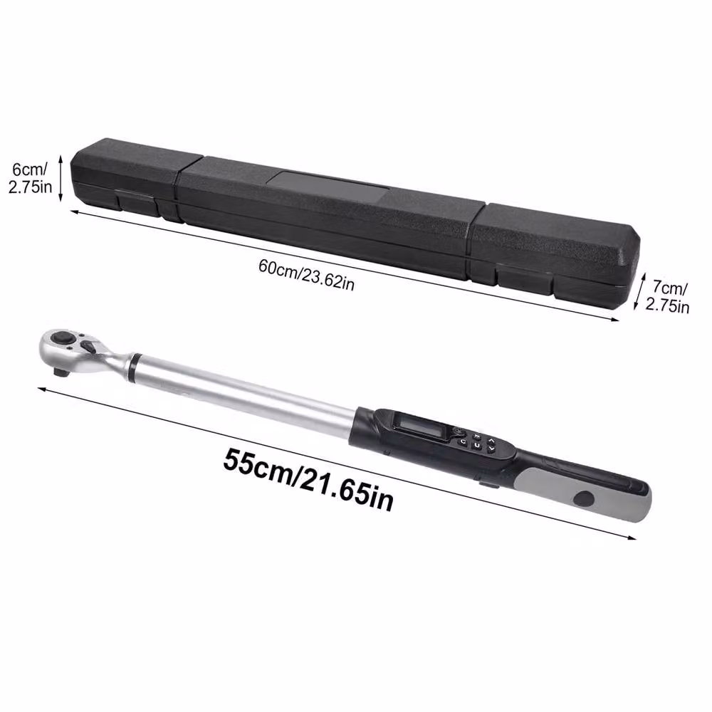 Kelvenix Digital Torque Wrench 1/2 Inch, Adjustable 10-200Nm, Black – 2