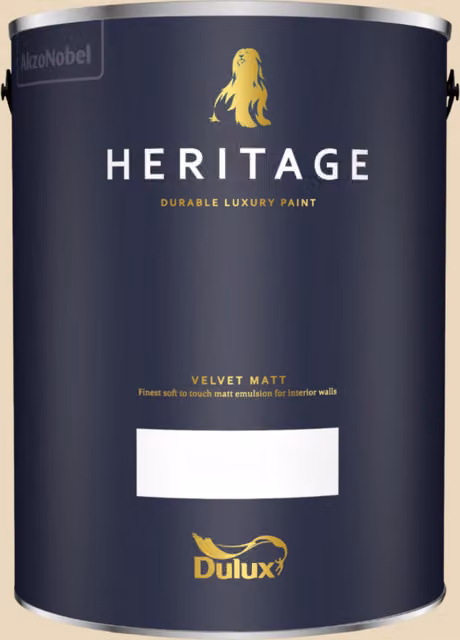 Dulux Trade Heritage Matt Dispersion Paint in Bathstone Beige, 5 l