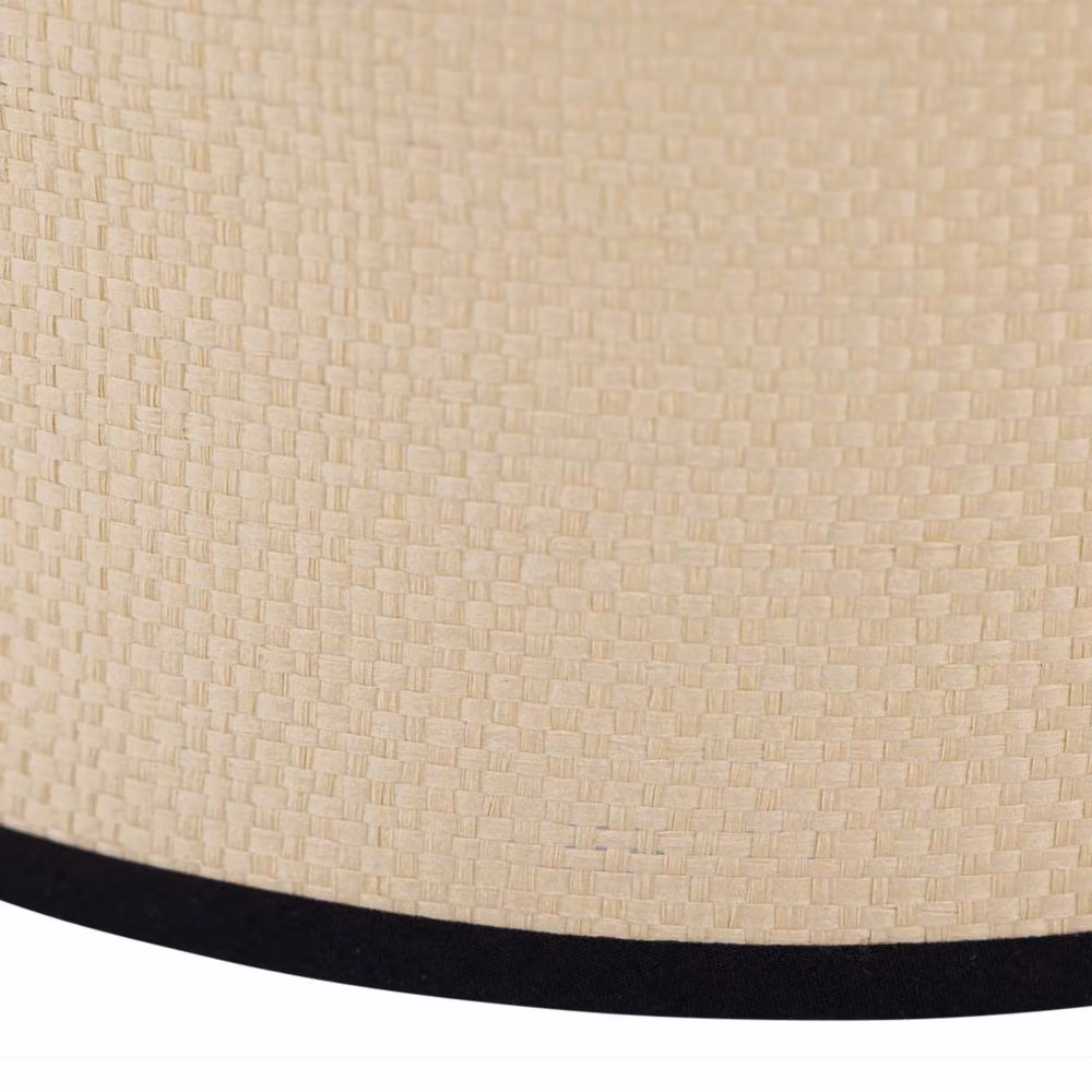 First Choice Lighting Kora Round Rattan Pendant Shade in Beige and Brown, Diameter: 25 cm – 2