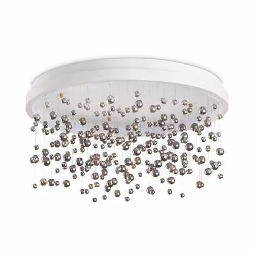 Netlighting Armony Semi Flush Ceiling Light in White with 7150Lm and 3000K Warm White LED