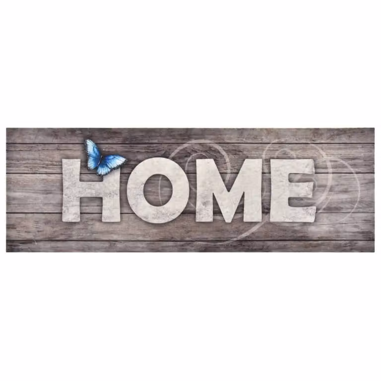 Berkfield Home Washable Wood Look Kitchen Carpet, Multicolour, W: 60 cm, L: 300 cm