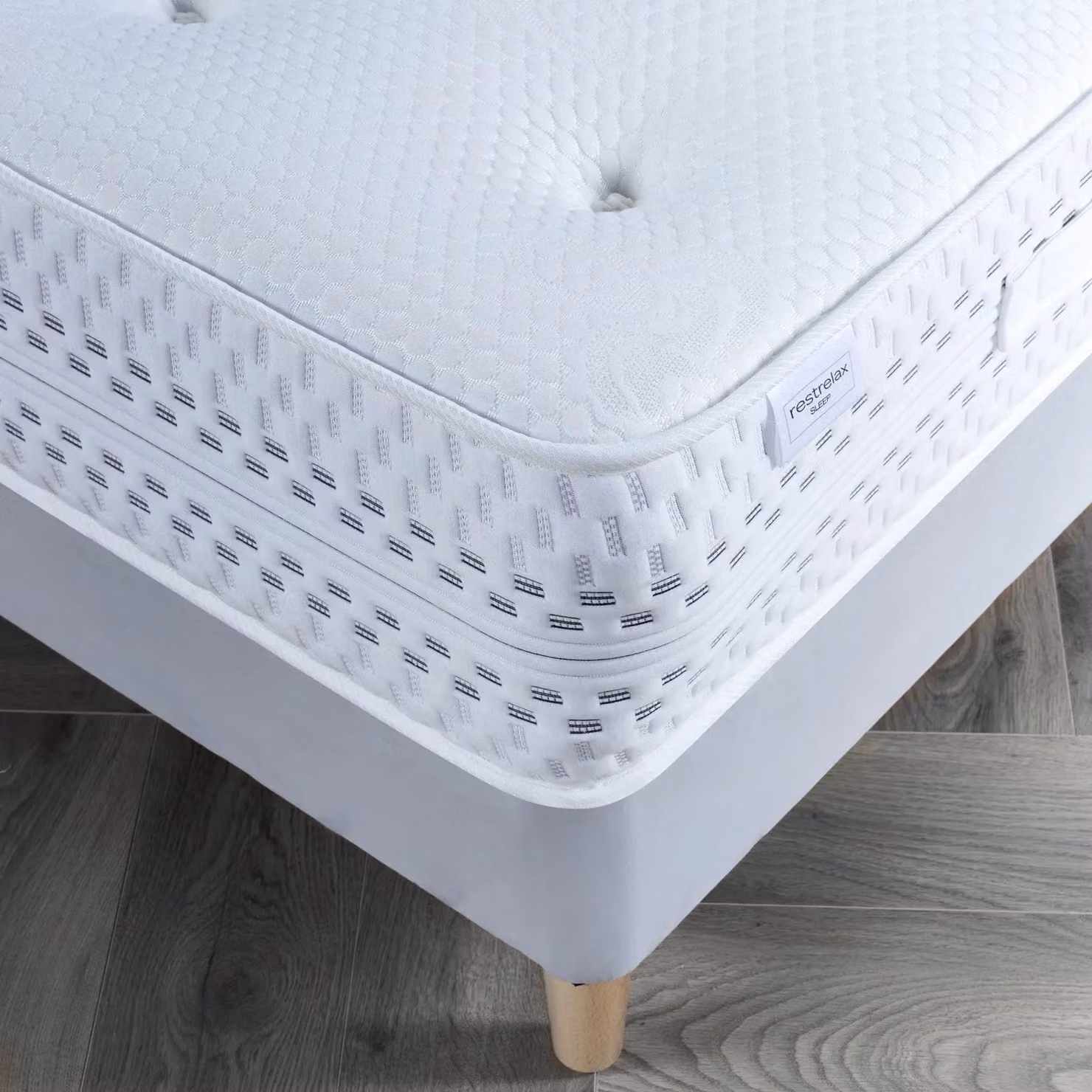 Rest Relax Jasper Ortho Hybrid Memory Coil Tufted Mattress, White, W/D/H: 140 x 200 x 25 cm – 3