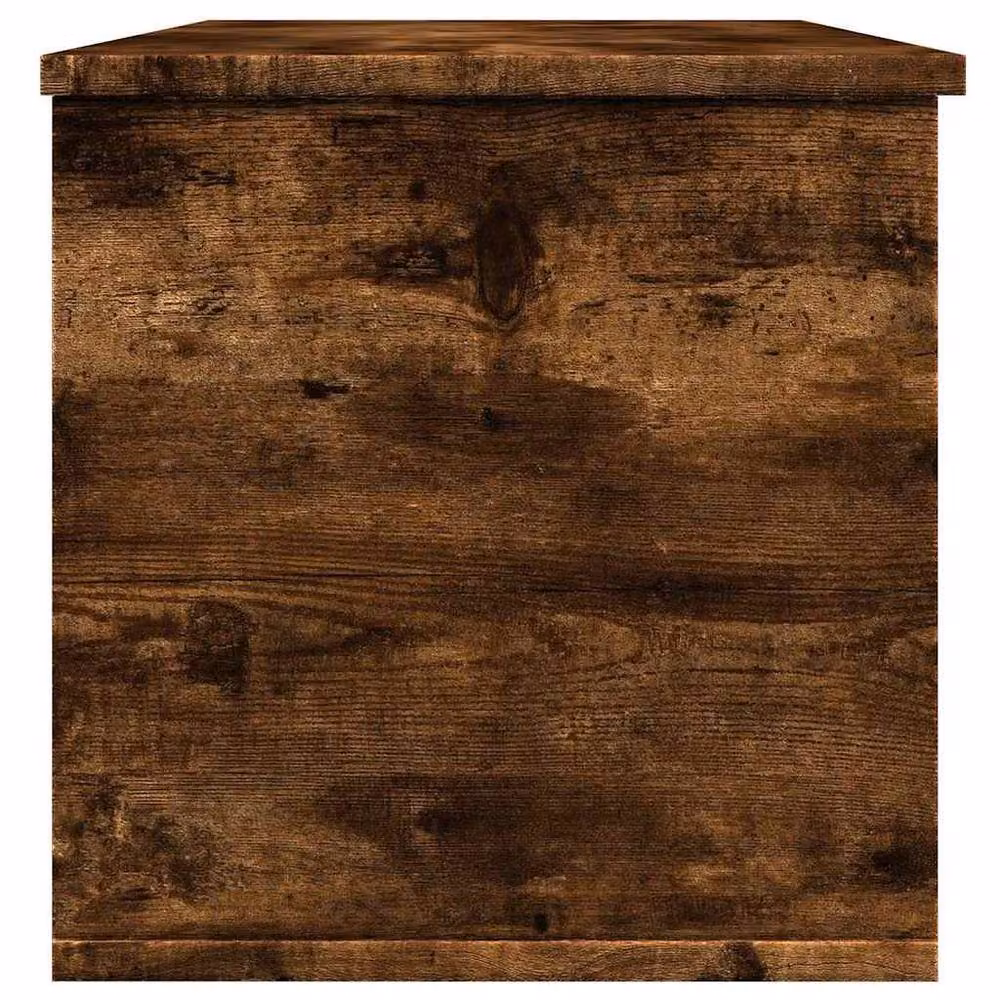 Berkfield Home Storage Box in Smoked Oak Brown, W/D/H: 102 x 35 x 35 cm – 4