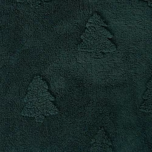 OHS 4 Pack Green Tufted Winter Tree Sherpa Cushion Covers, W/D/H: 45 x 45 x 45 cm