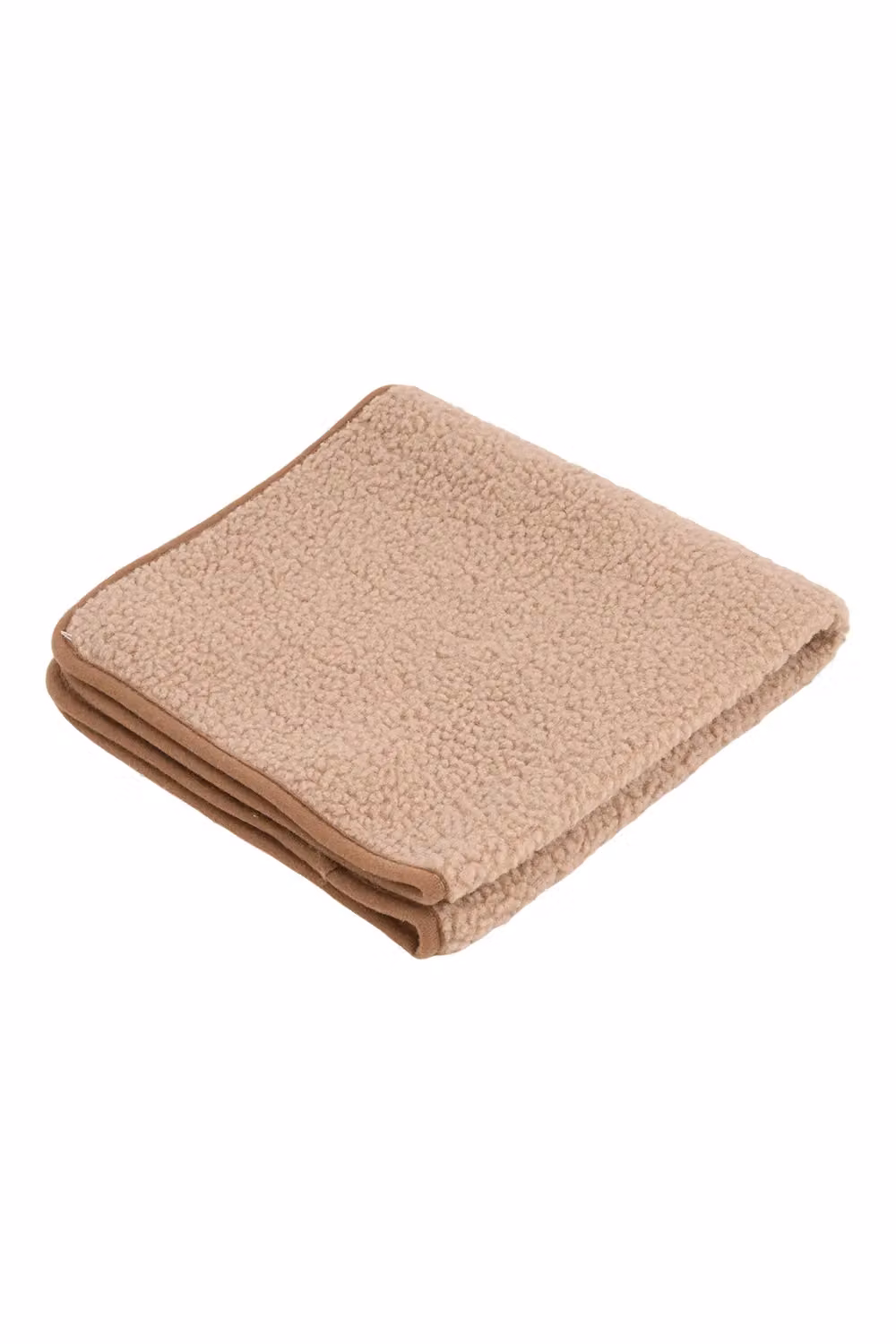 Living and Home Non-Slip Faux Plush Sherpa-Style Sofa Cover in Camel, W/D/H: 70 x 70 x 70 cm – 5