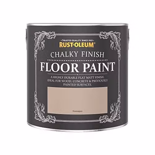 Rust-Oleum Homespun Pink Matt Water-Based Scratch-Proof Floor Paint, 2.5L – 2
